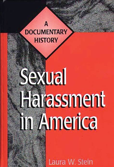 Sexual Harassment In America A Documentary History Primary Documents