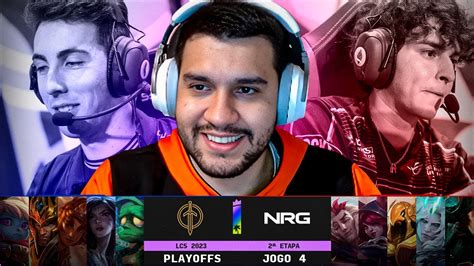 Golden Guardians X NRG Jogo 4 LCS 2023 Playoffs DIA 6 Ilha Das