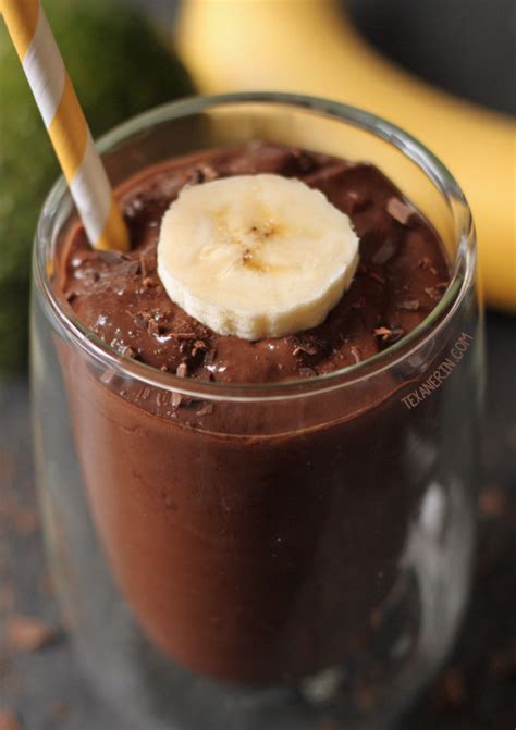 Chocolate Avocado Smoothie Super Rich Creamy Thick Texanerin Baking