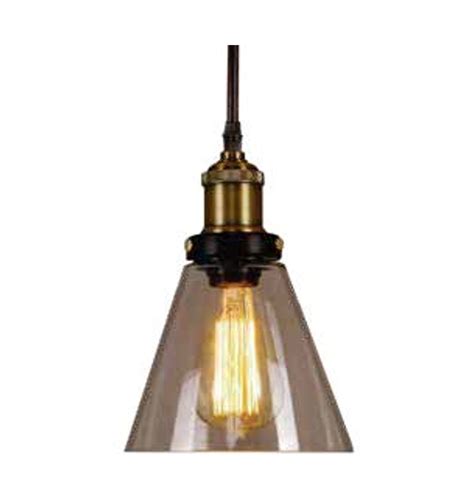 Lampara Colgante Vintage De Cristal 1 Techno Shine LCVGL1