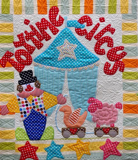 Quilts on Bastings: Toy Time Circus - A Baby Applique Quilt