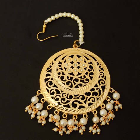 Big Designer Punjabi Maang Tikka J0739
