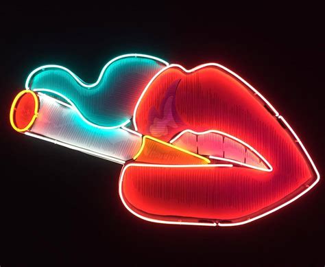 Neon Lips Wallpapers - Top Free Neon Lips Backgrounds - WallpaperAccess