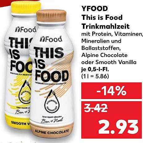 Yfood This Is Food Trinkmahlzeit Angebot Bei Kaufland