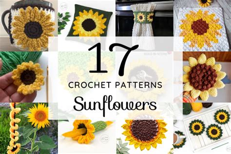 Free Crochet Sunflower Patterns Hookfully