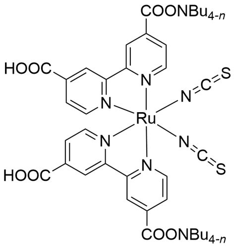 二 四丁铵顺式 双异硫氰基双22′ 联吡啶 44′ 二羧基钌ii Cas207347 46 4 小辣椒官网 专业的人