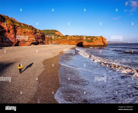 pebble beach at Ladram bay Stock Photo - Alamy