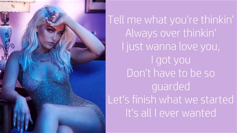 Bebe Rexha I Got You Lyrics YouTube