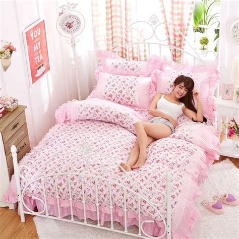 Buy Luxury White Lace Princess Bedding Sets Duvet