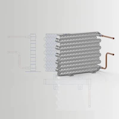 Oem Aluminium Microchannel Condenser Aluminium Fin Micro Channel Heat