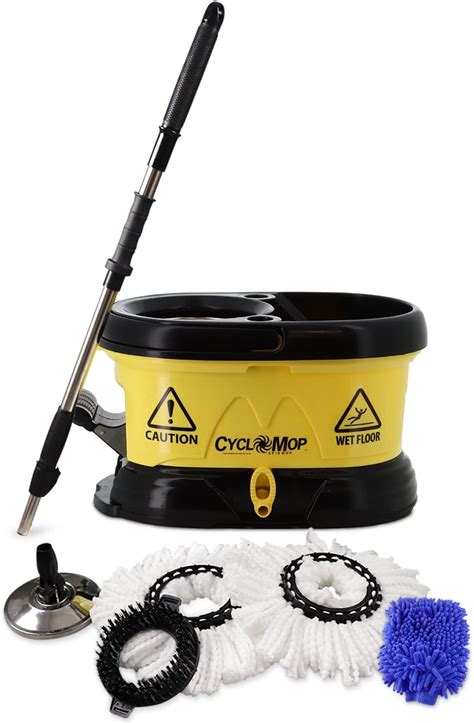 Cyclomop Commercial Industrial Heavy Duty Flash Spin Mop Buckets