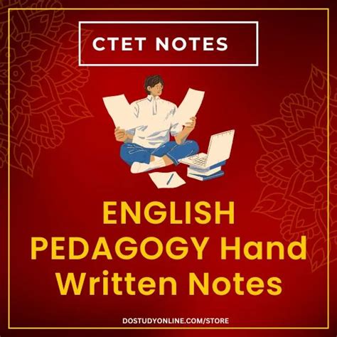 Ctet English Pedagogy Hand Written Notes Pdf Dostudyonline Store