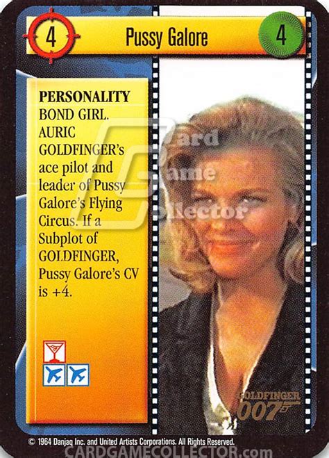 Pussy Galore James Bond CCG