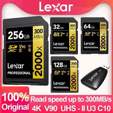 Lexar Cart O De Mem Ria De Alta Velocidade Para C Mera Cart O Sd