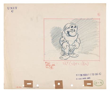 Hakes Snow White And The Seven Dwarfs Original Storyboard Art Trio