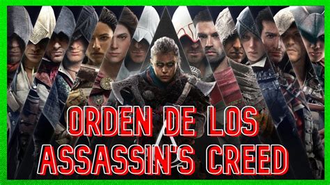 ¿en Qué Orden Jugar Los Assassins Creed Youtube