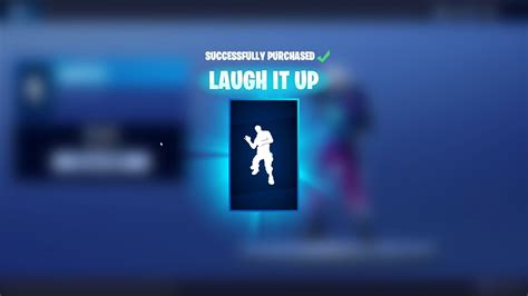 Buying Laugh It Up Emote Fortnite 4k Youtube