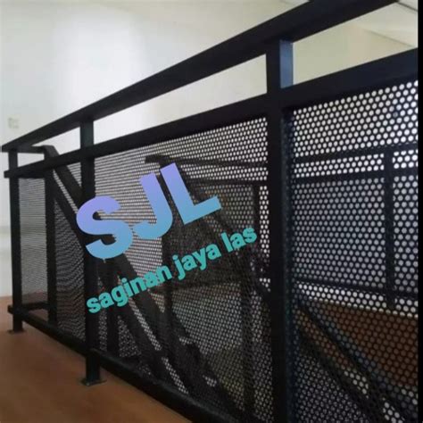 Jual Pagar Balkon Plat Lubang Perforated Kota Tangerang Selatan