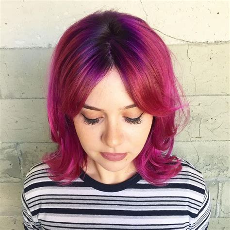 Pink And Purple Hair Pulp Riot Shurie Metallic Hair Bright Hair