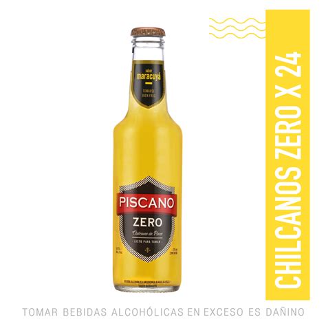 Chilcano De Pisco Sabor Maracuy Ml X Un Piscano