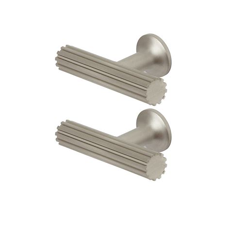 Goodhome Sumac Nickel Effect Silver Kitchen Cabinets Handle L6cm Diy At Bandq