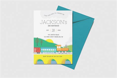 Train Birthday Party Invitation Printable Editable Instant Etsy In 2022 Trains Birthday