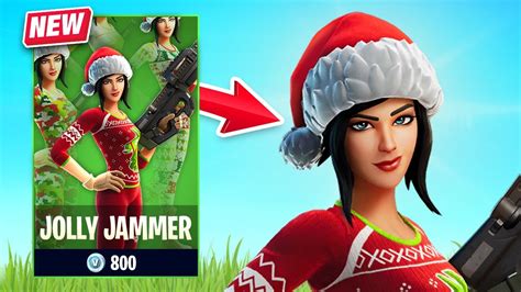 New Jolly Jammer Skin Gameplay Cozy Command Set Fortnite Battle