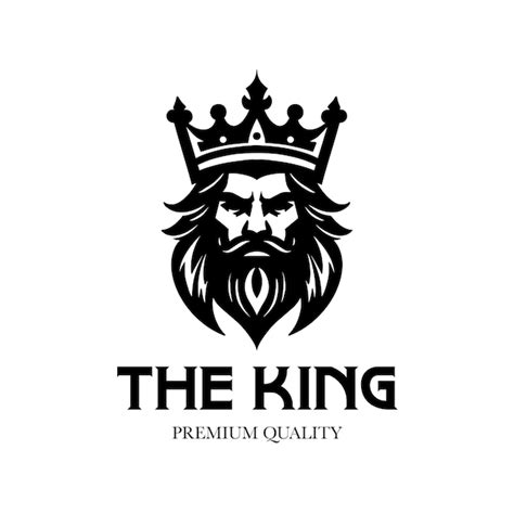 Premium Vector The King Logo Illustration