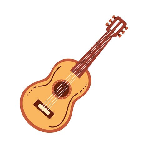 Ilustraci N De Guitarra Ac Stica Vector Gratis