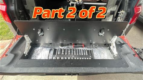 Honda Element Tailgate Storage Mod Part Of Youtube