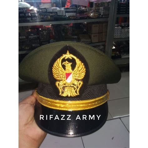 Jual Topi Pet Pdu Pama Pamen Tni Ad Shopee Indonesia