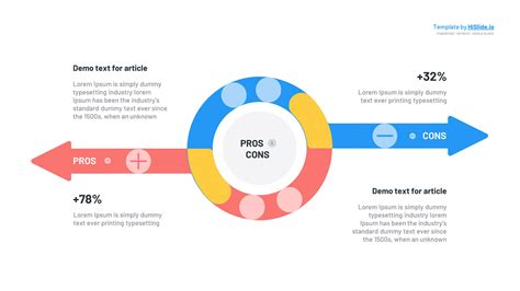 Pros And Cons Slide Ppt Template Free Download