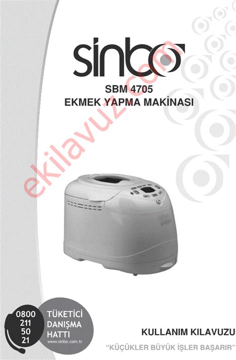 Ara Diki Makinesi Excel Sbm Sinbo Ekmek Yapma Makinesi Isabet