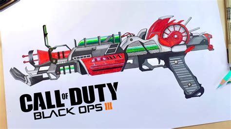 How To Draw A Ray Gun From Black Ops