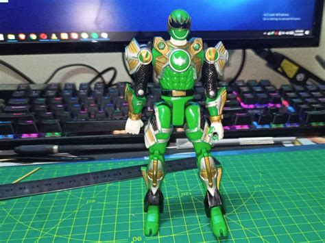 Power Rangers Ninja Storm Green Samurai Turbo Tri Battlized NO ARMOR