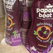 Paper Boat Jamun Fruit Juice Zero Sugar Low Calorie Drink No Added