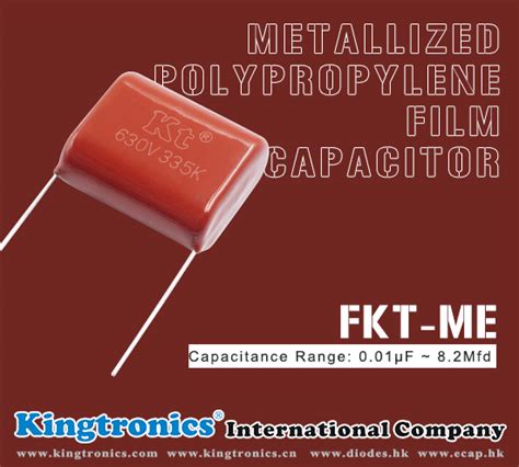 Kingtronics Fkt Me Metallized Polypropylene Film Capacitor