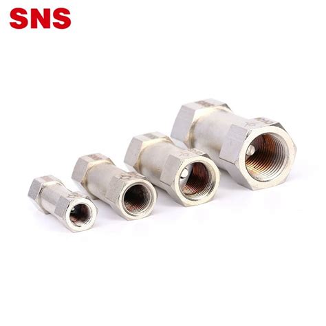 China Sns Cv Series Pneumatic Nickel Plated Brass One Way Check Valve