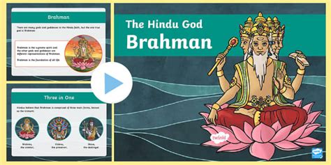 The Hindu God Brahman | Hindu Dharma Information PowerPoint