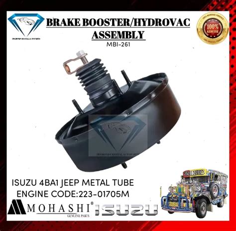 Brake Booster Hydrovac Assembly Isuzu Ba Metal Tube Engine Code