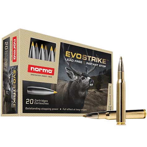 Norma 30 06 Springfield Evostrike 30 06 Springfield 139 Gr Polymer Tip Boat Tail Lead Free