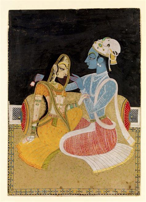 Radha Krishna Kishangarh Indian Paintings Ancient Indian Paintings Indian Traditional