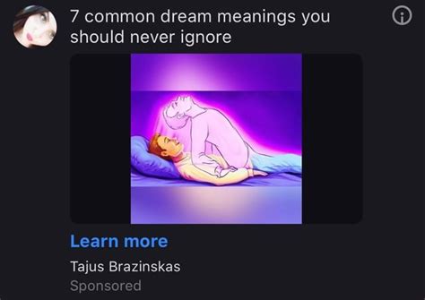 Common Dream Meanings You Should Never Ignore Learn More Tajus