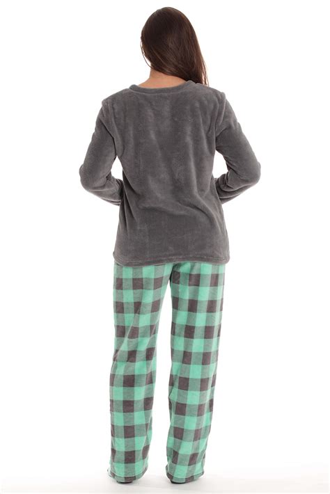 Just Love Womens Plush Pajama Pants Set With Socks 6808 10114 1x