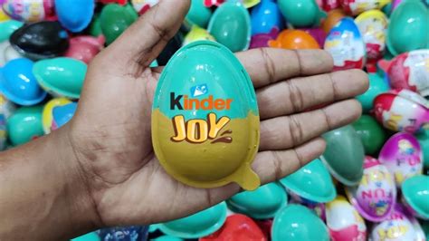 300 Yummy Kinder Surprise Egg Toys Opening A Lot Of Kinder Joy Chocolate Kinder Joy Surprise