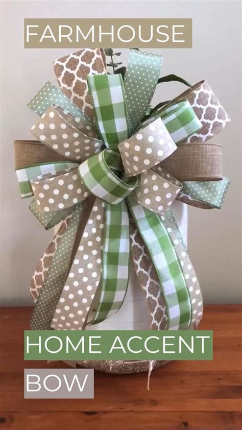 Green Buffalo Plaid Farmhouse Wreath Bow Green And White Buffalo Check