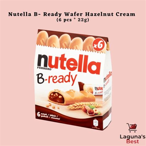 Nutella B Ready Wafer Hazelnut Cream Pcs G Shopee Philippines