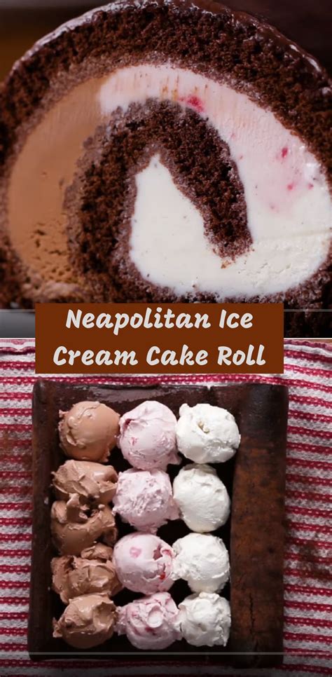 Neapolitan Ice Cream Cake Roll This Will Give Weblog Ajax