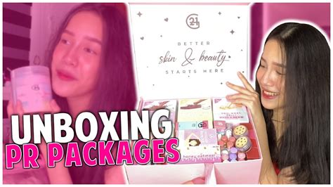 Unboxing Pr Package Papi Galang Youtube