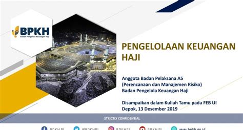 Pengelolaan Keuangan Haji BPKH